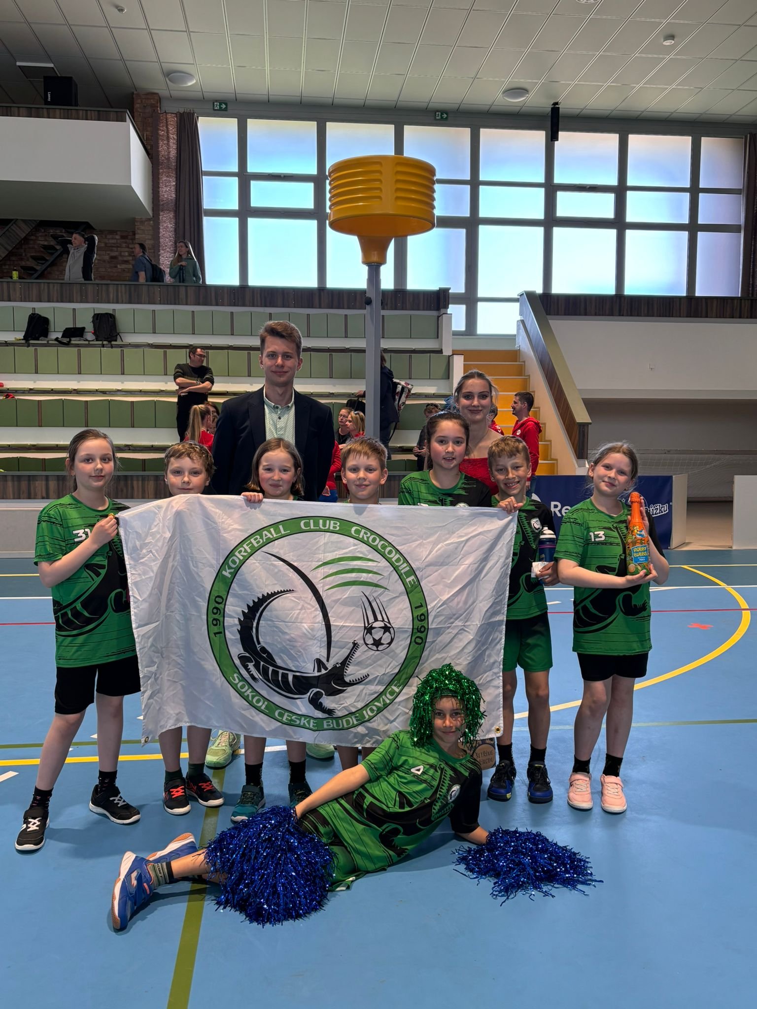 Společné foto týmu do devíti let