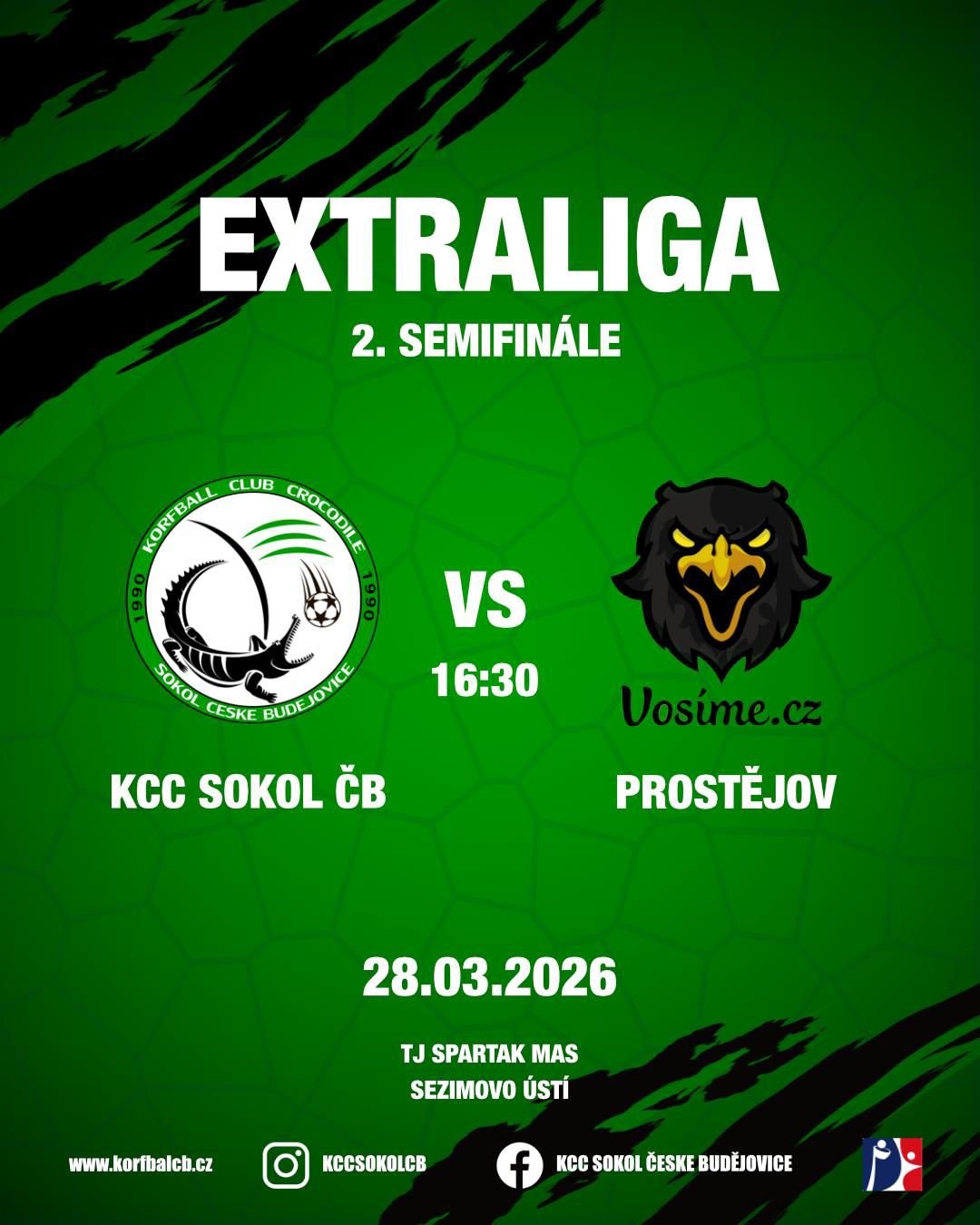 Pozvánka na domácí semifinálové utkání