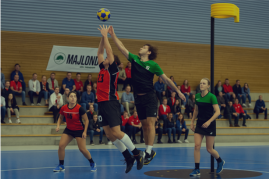 Korfbal Club Crocodile Sokol České Budějovice slaví vítězství nad Modrými Slony YMCA Znojmo "A"